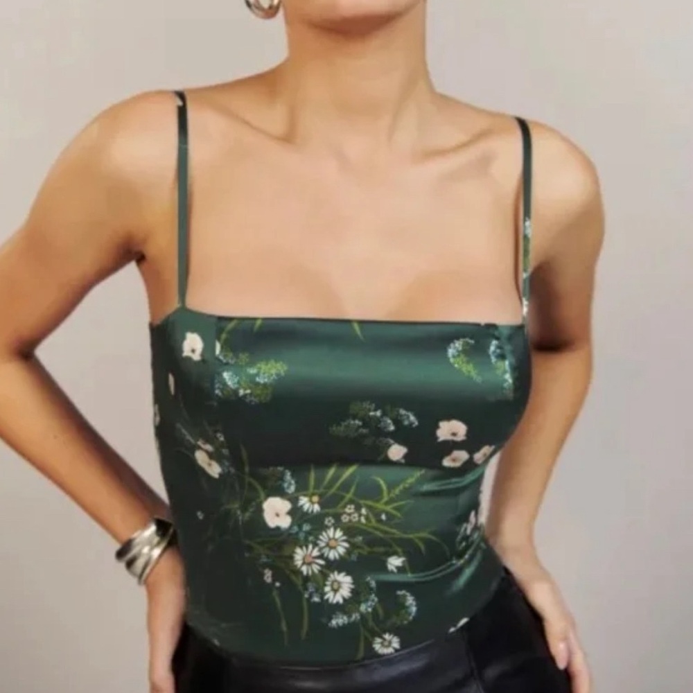 Reformation Overland Silk Top